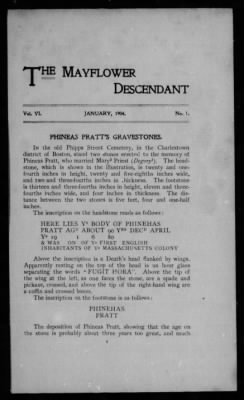 Thumbnail for Mayflower Descendants > Massachusetts Society,1904