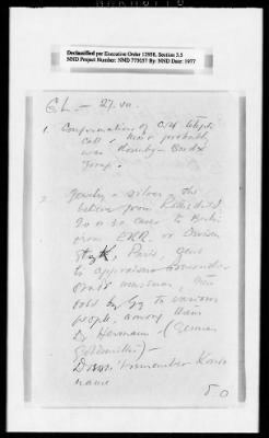 Thumbnail for Restitution, Research, And Reference Records > Limberger, Gisela