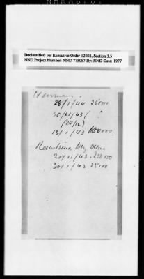 Thumbnail for Restitution, Research, And Reference Records > Limberger, Gisela