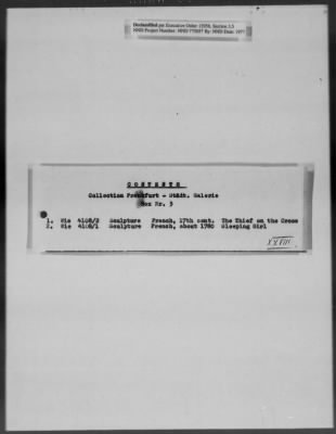 Thumbnail for Cultural Object Movement And Control Records > Out-Shipment 3 (May 17, 1946)