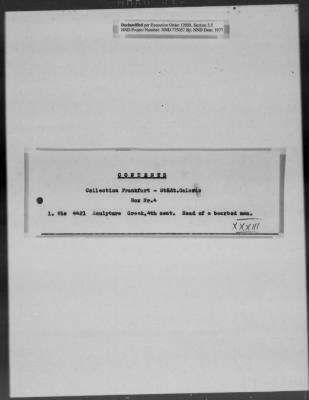 Thumbnail for Cultural Object Movement And Control Records > Out-Shipment 3 (May 17, 1946)