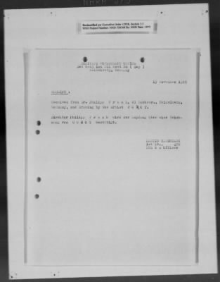 Cultural Object Movement And Control Records > Out-Shipment 3 (May 17, 1946)