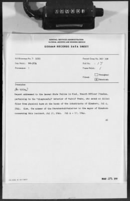 Allied Troops > Behavior of Rudolf Frahn, who saved Allied flier from harm
