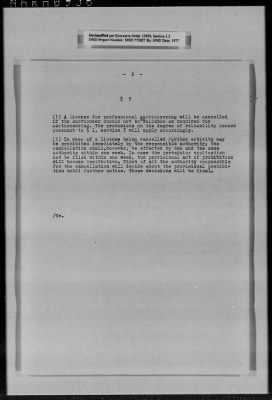 Administrative Records > Art Dealers' Licensing: Directive Of December 6, 1946