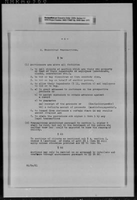 Administrative Records > Art Dealers' Licensing: Directive Of December 6, 1946