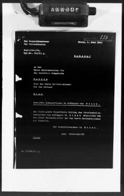 Thumbnail for General Reports and Orders > Extraction of gold teeth and fillings of prisoners