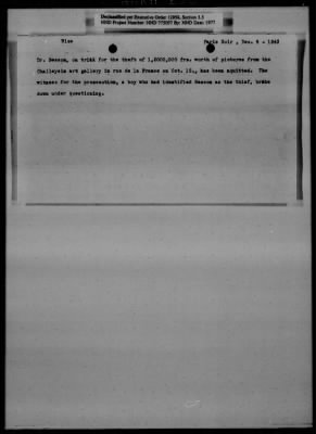 General Records > Roberts Commission Press Clippings, July 1943-December 1944