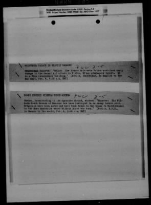 Thumbnail for General Records > Roberts Commission Press Clippings, July 1943-December 1944