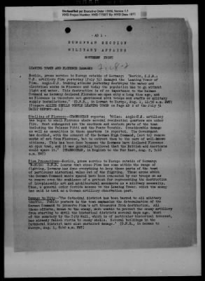 Thumbnail for General Records > Roberts Commission Press Clippings, July 1943-December 1944