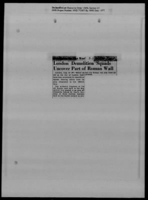 Thumbnail for General Records > Roberts Commission Press Clippings, July 1943-December 1944