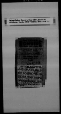 General Records > Roberts Commission Press Clippings, May 1945