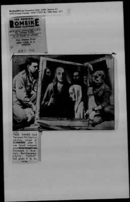 Thumbnail for General Records > Roberts Commission Press Clippings, June 1945-July 1945