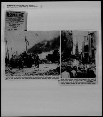 Thumbnail for General Records > Roberts Commission Press Clippings, June 1945-July 1945