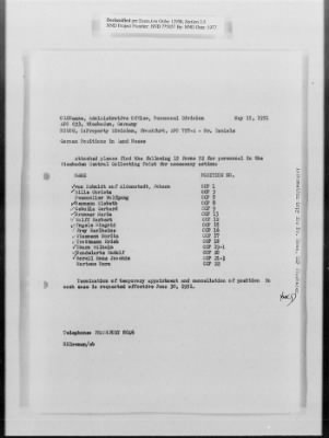 Thumbnail for Administrative Records > Personnel: Administration, January 1949-June 1951