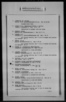 Administrative Records > Art Dealers-Vaucher Commission Lists, July 16, 1945