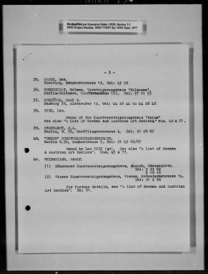 Administrative Records > Art Dealers-Vaucher Commission Lists, July 16, 1945