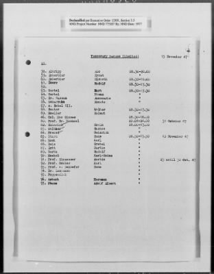 Thumbnail for Administrative Records > Personnel: Administration, July 1945-December 1948