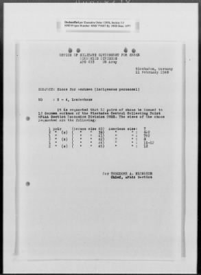 Thumbnail for Administrative Records > Personnel: Administration, July 1945-December 1948