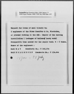 Administrative Records > Personnel: Administration, July 1945-December 1948