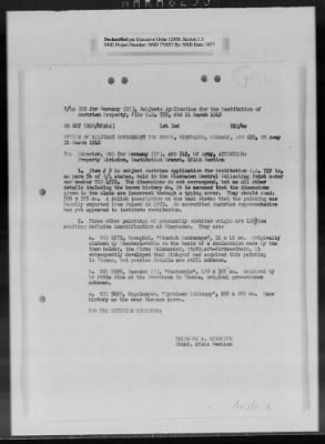 Thumbnail for Restitution Claim Records > Claim: [Austria]-Miscellaneous, 1946-1949