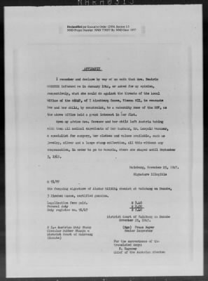 Restitution Claim Records > Claim: [Austria]-Miscellaneous, 1946-1949