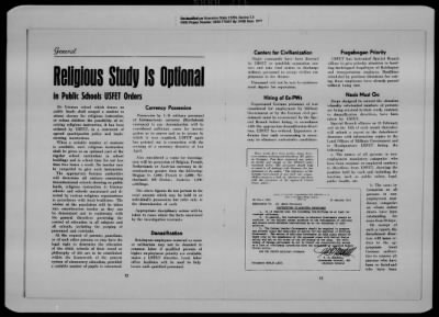 Thumbnail for General Records > Military Government Information Bulletins [1 Of 2]