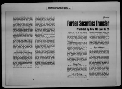 Thumbnail for General Records > Military Government Information Bulletins [1 Of 2]