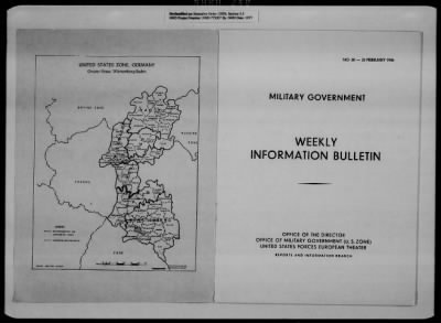 Thumbnail for General Records > Military Government Information Bulletins [1 Of 2]