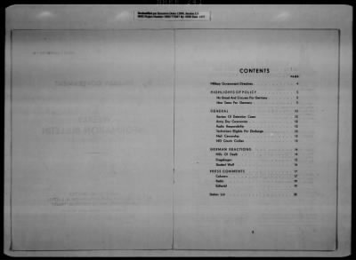 Thumbnail for General Records > Military Government Information Bulletins [1 Of 2]