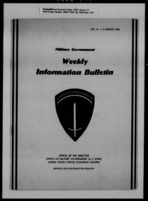 General Records > Military Government Information Bulletins [1 Of 2]