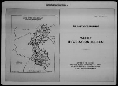 General Records > Military Government Information Bulletins [1 Of 2]