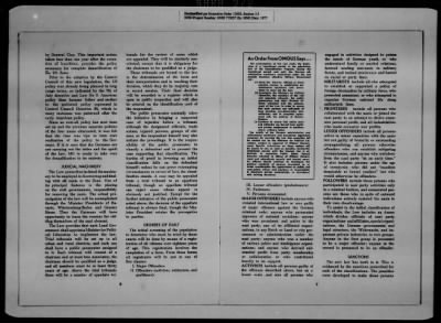 Thumbnail for General Records > Military Government Information Bulletins [1 Of 2]