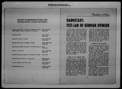 General Records > Military Government Information Bulletins [2 Of 2]