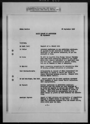 Thumbnail for General Records > Reports: Daily Report Of Activities, April 1948-January 1949