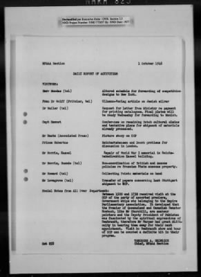 Thumbnail for General Records > Reports: Daily Report Of Activities, April 1948-January 1949