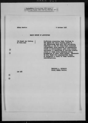 Thumbnail for General Records > Reports: Daily Report Of Activities, April 1948-January 1949