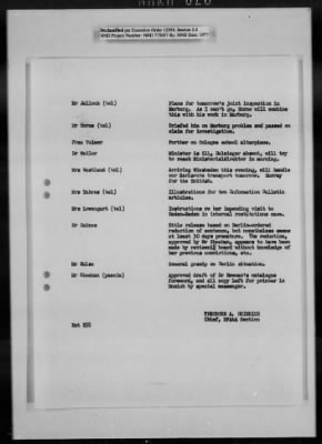 Thumbnail for General Records > Reports: Daily Report Of Activities, April 1948-January 1949