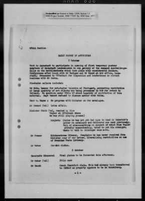 Thumbnail for General Records > Reports: Daily Report Of Activities, April 1948-January 1949