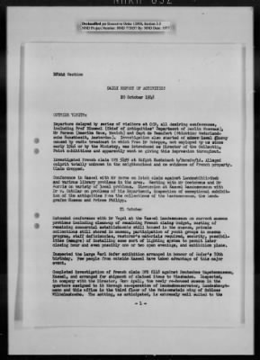 Thumbnail for General Records > Reports: Daily Report Of Activities, April 1948-January 1949