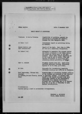 Thumbnail for General Records > Reports: Daily Report Of Activities, April 1948-January 1949