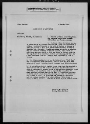 Thumbnail for General Records > Reports: Daily Report Of Activities, April 1948-January 1949