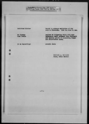 Thumbnail for General Records > Reports: Daily Report Of Activities, April 1948-January 1949