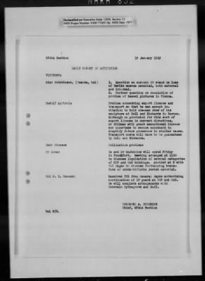 Thumbnail for General Records > Reports: Daily Report Of Activities, April 1948-January 1949