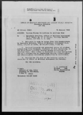 Thumbnail for Restitution Claim Records > Claim: [Soviet Union]-Miscellaneous