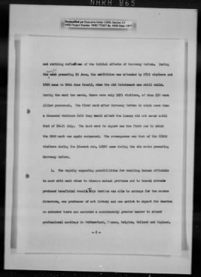 Thumbnail for General Records > Reports: Historical Report, January 1949; Operations Report, February 1949