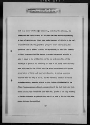 Thumbnail for General Records > Reports: Historical Report, January 1949; Operations Report, February 1949