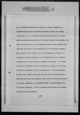 Thumbnail for General Records > Reports: Historical Report, January 1949; Operations Report, February 1949