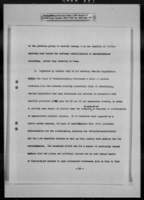 Thumbnail for General Records > Reports: Historical Report, January 1949; Operations Report, February 1949