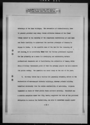 Thumbnail for General Records > Reports: Historical Report, January 1949; Operations Report, February 1949