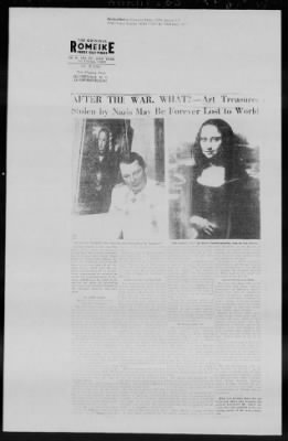 Thumbnail for General Records > Press Clippings: July 1944-August 1944